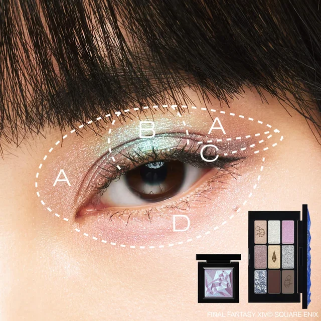 shu uemura x FINAL FANTASY XIV crushed gem