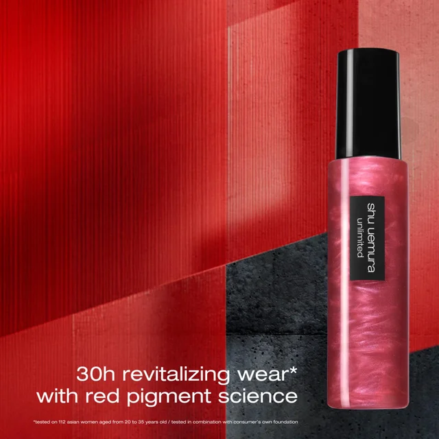 red makeup fix mist