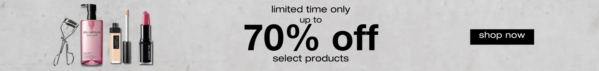 up to 70% off. shop now.